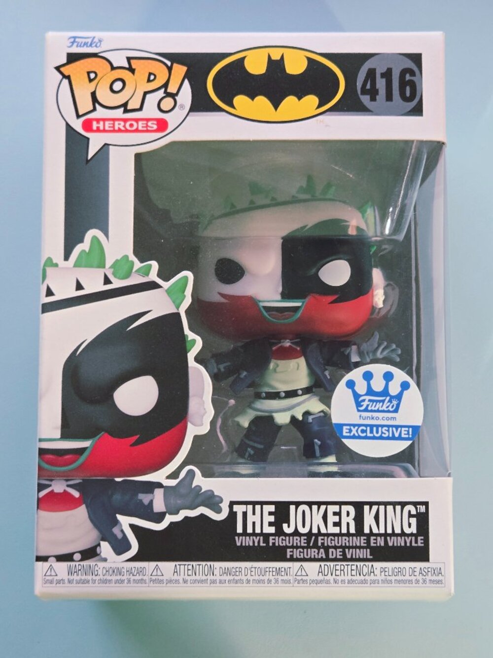 Funko Pop! DC Heroes - Batman: The Joker King - Funko Shop Exclusive #416
